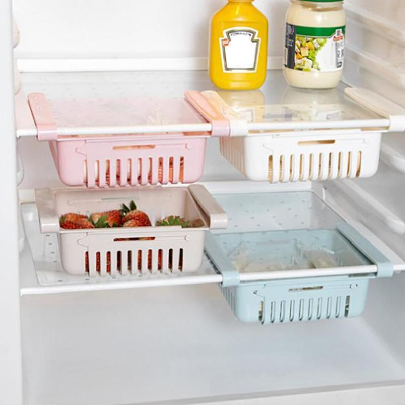 Imported Adjustable-Fridge Storage Basket