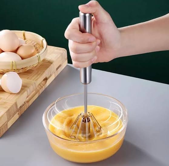 Semi-Auto Egg Beater 鈥?Hand Press Whisk