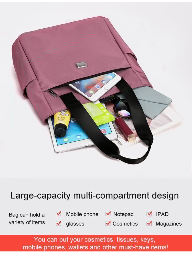⏰Hot Sale-2024 Large Capacity Waterproof Multi Pocket Nylon Shoulder Bag👜