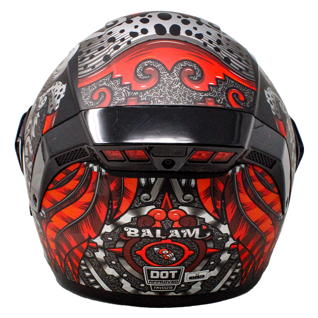 Casco Kov Estelar Balam Rojo