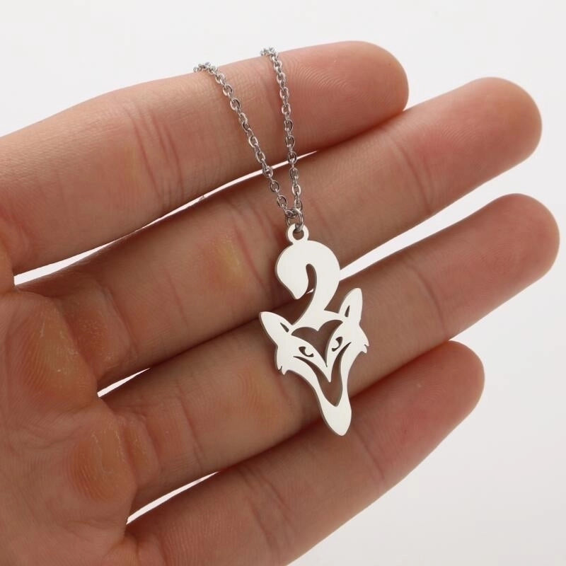 Minimalist Animal 201 Stainless Steel 18K Gold Plated Hollow Out Stainless Steel Necklaces