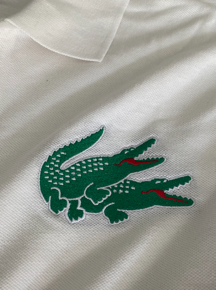 Sexy Lacoste Embroidered Polo Shirt