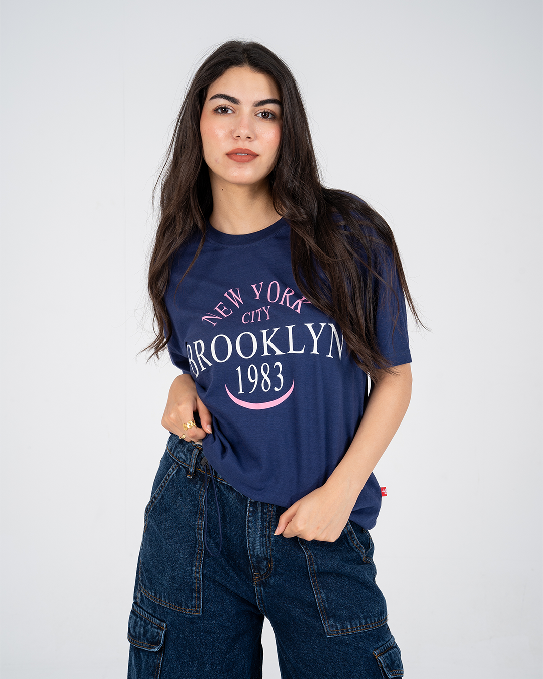 Brooklyn Printed Womens T-shirt Short Sleeve