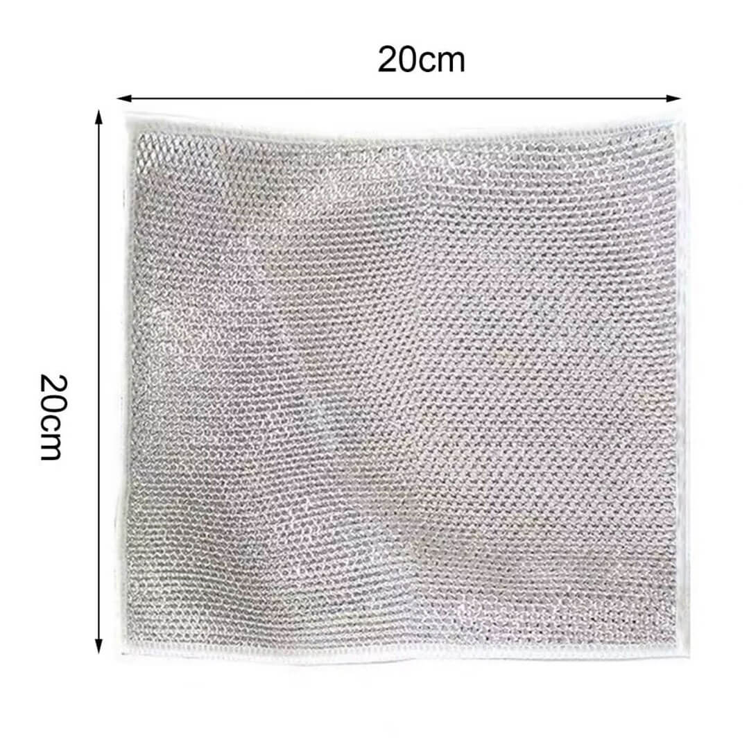 Steel Wire Cleaning Cloth Fridge Water Bottle (Pack Of 4)