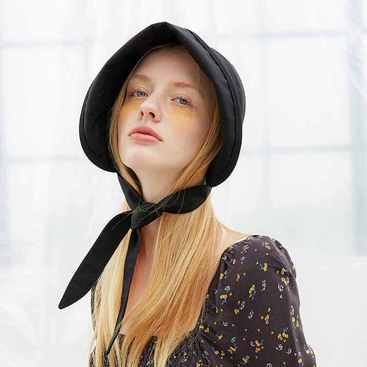 Sun Shield Ribbon Bucket Hat