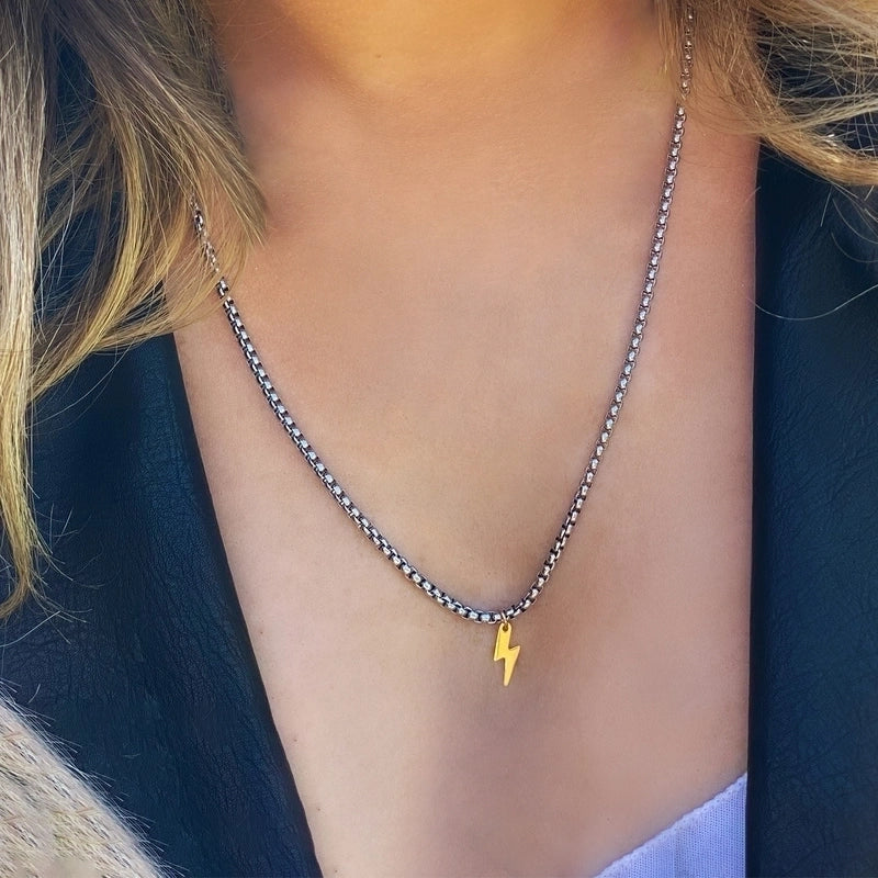 Minimalist Geometric 18K Gold Plated 316L Stainless Steel  Necklace