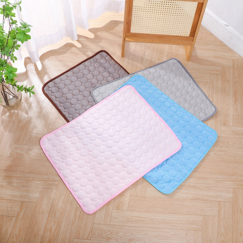 Pet Summer Ice Silk Mat Cooling Sleeping Mat Pet Sofa Mat Floor Mat Dog Ice Mat Spring And Summer Cat Cool Mat