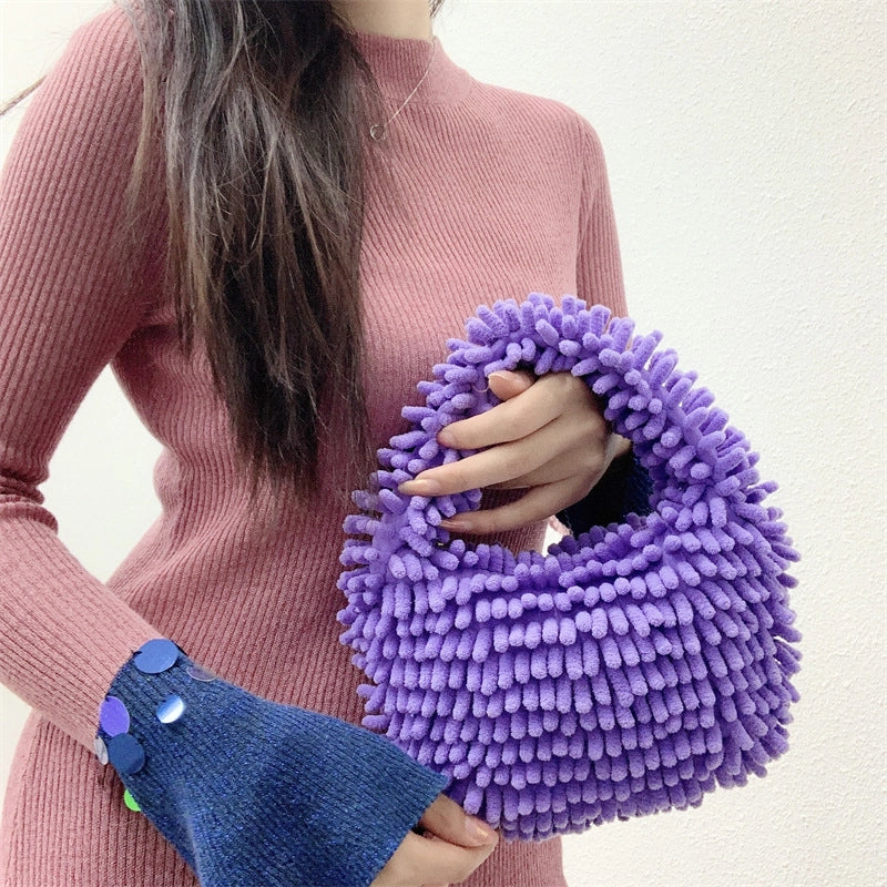 Women's Small Autumn&winter Plush Fashion Handbag