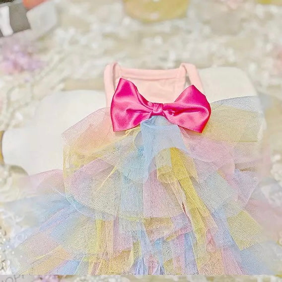 Colorful Princess Skirt For Dog Cat