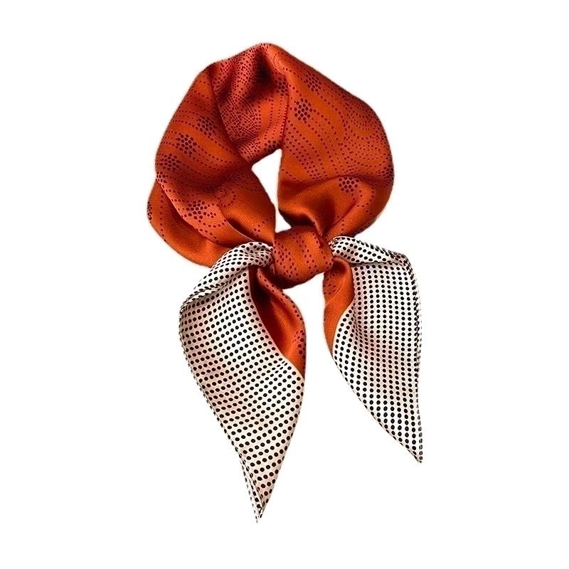 Women's Fashion Printing Satin Silk Scarves