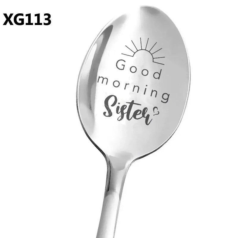 Fashion Letter Stainless Steel Tableware 1 Piece