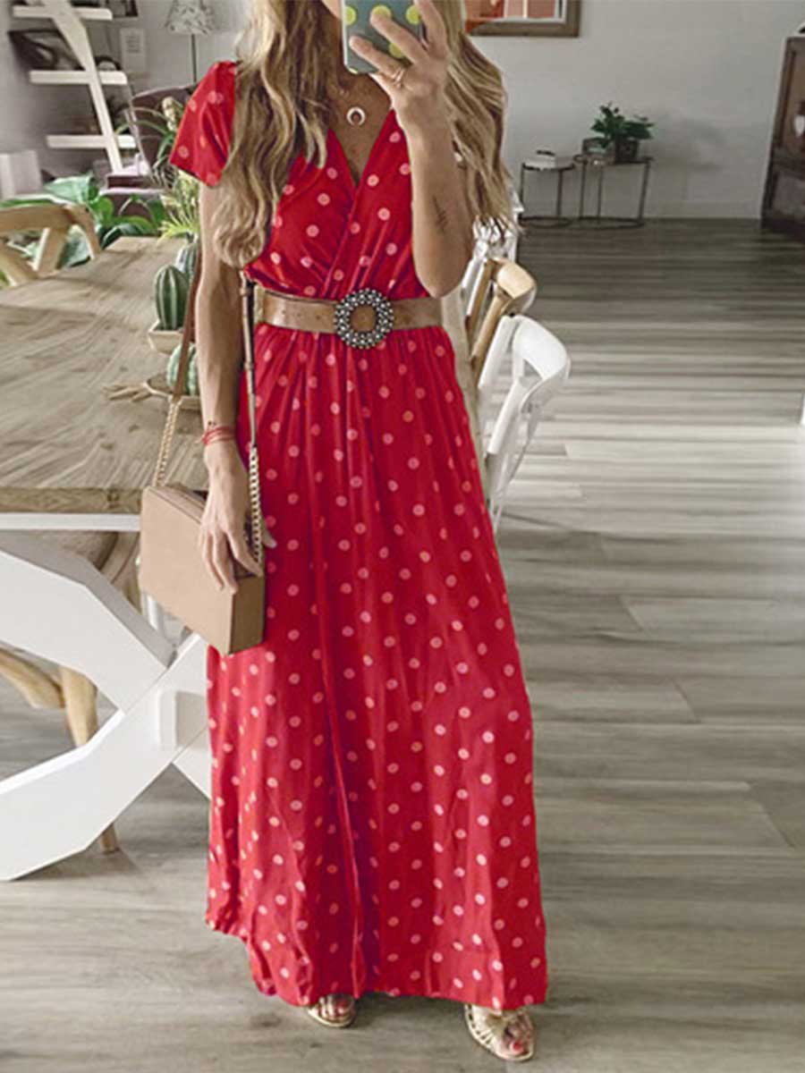 Polka Dot Long Dress