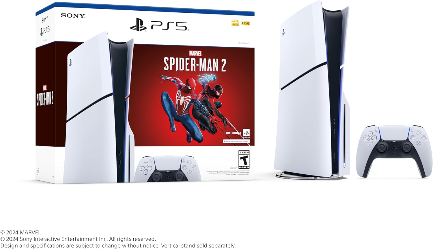 PlayStation 5 Console - Marvel's Spider-Man 2 Bundle (slim)(Reacondicionado)