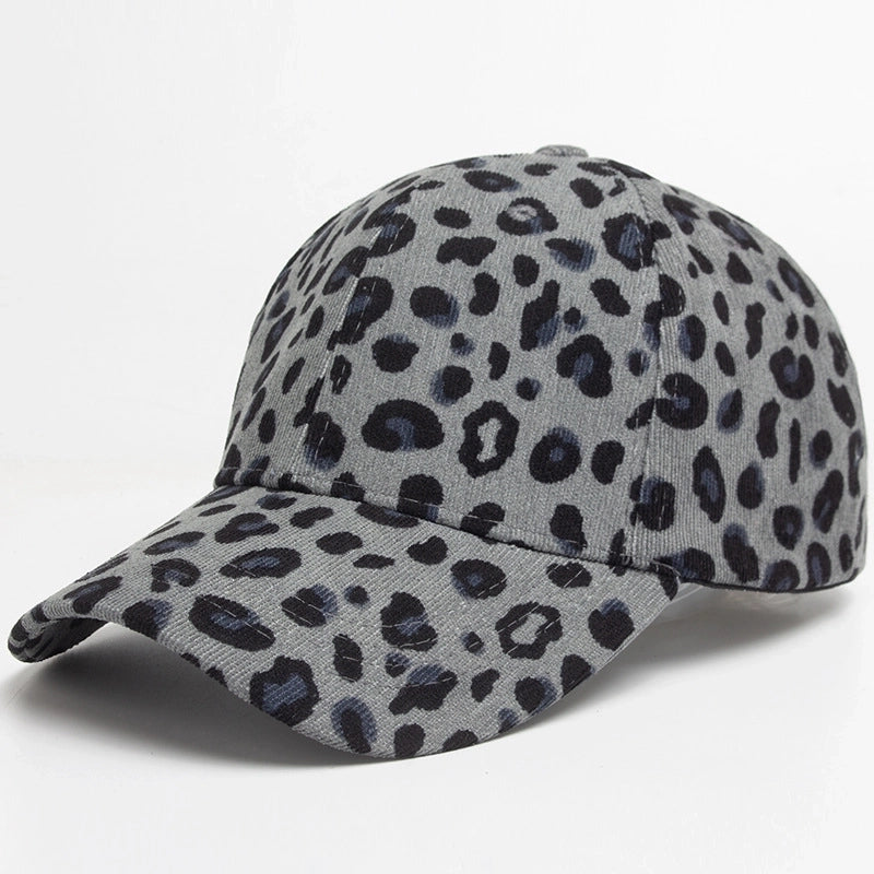 Women's Vintage Style Cool Style Leopard Curved Eaves Baseball Cap