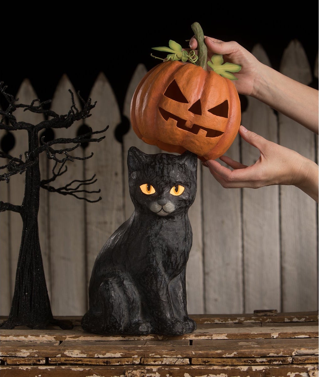 Black Cat Jack O'Lantern