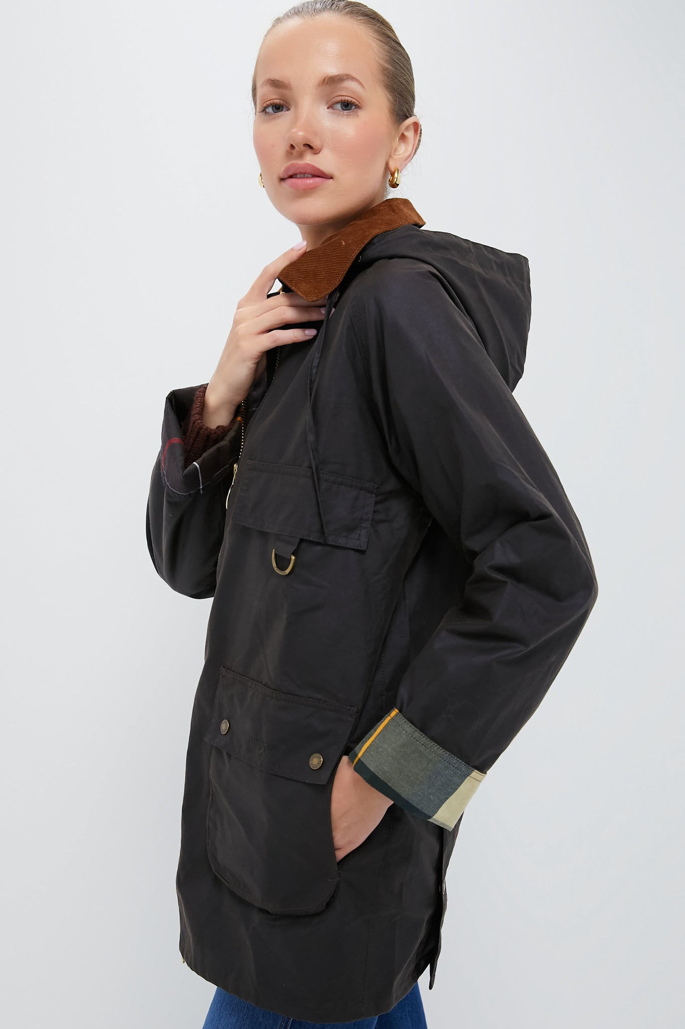 Olive Highclere Wax Jacket