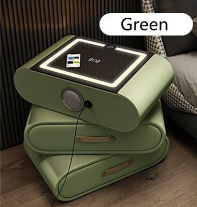 Nova 3 Drawers Multifunction Creative Rotating Smart Nightstands Bedside Table With Charging Station