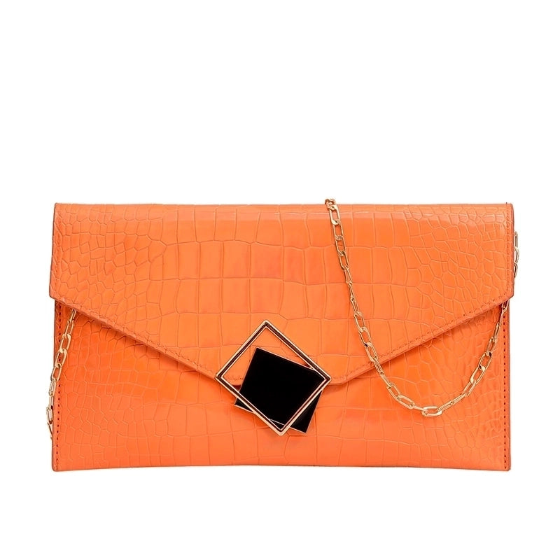 Women's Pu Leather Solid Color Streetwear Flip Cover Shoulder Bag Crossbody Bag