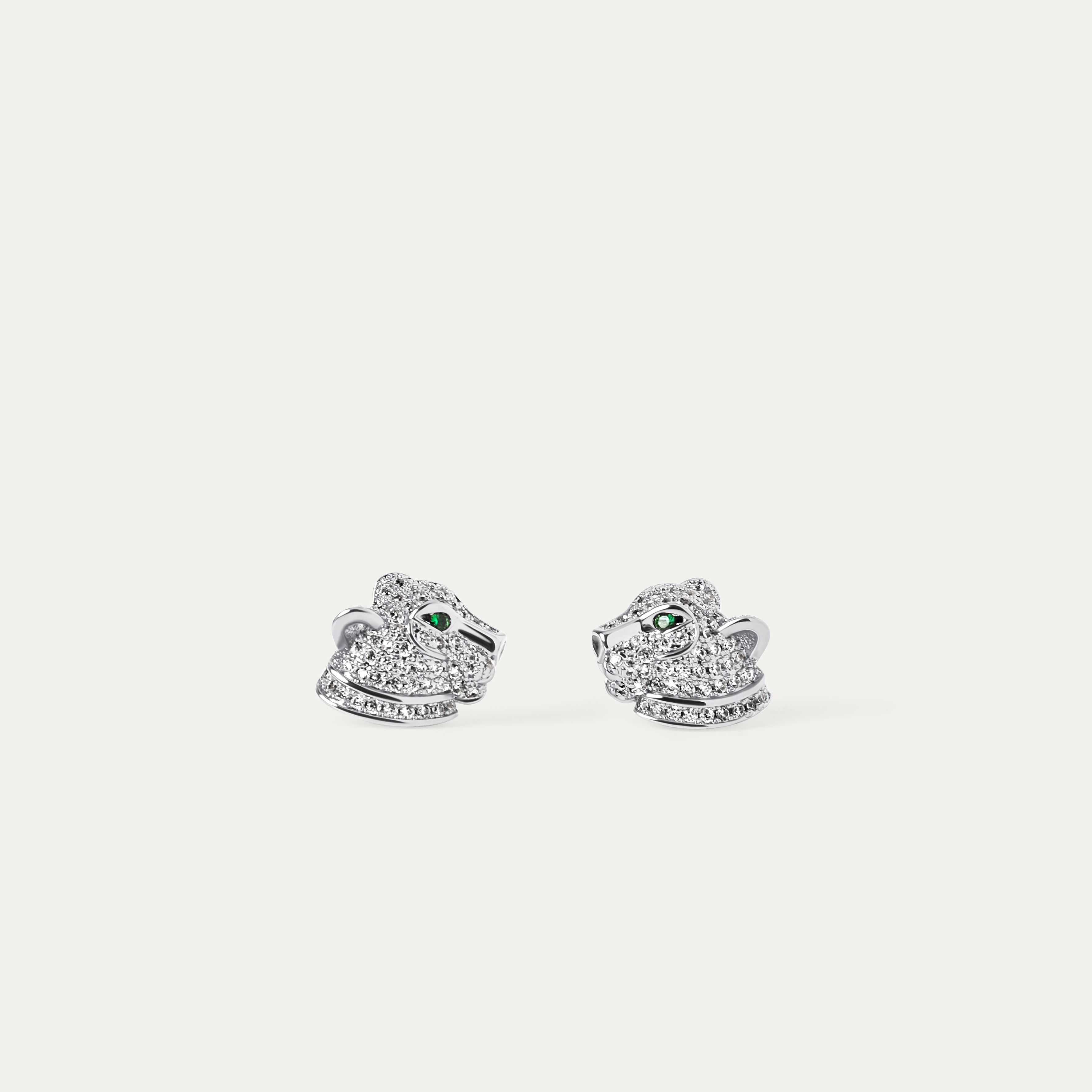 Thera CZ Studs (Silver Brass)