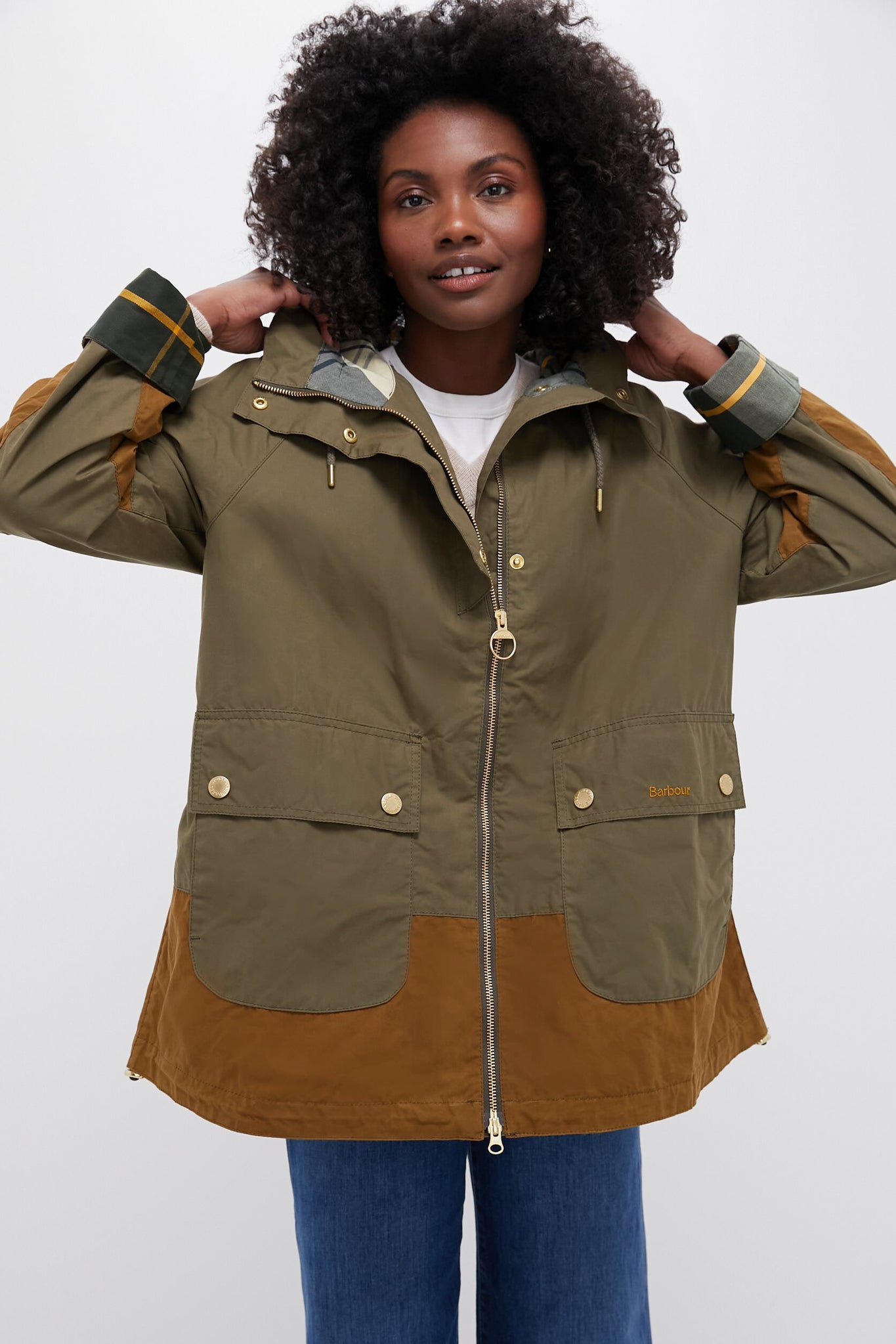 Dusky Green Hayley Showerproof Jacket