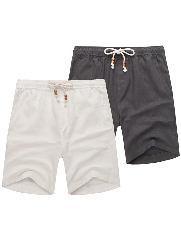 Casual 2-Piece Linen Holiday Shorts (Us Only)