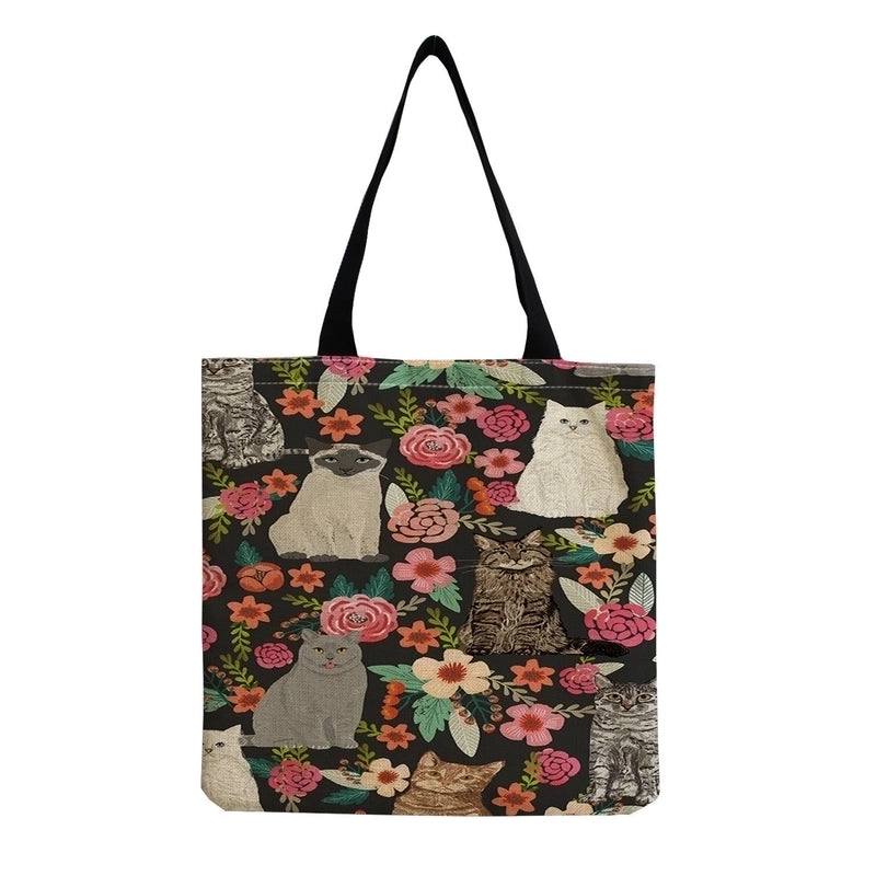 Women's Fashion Cat Shopping Bags