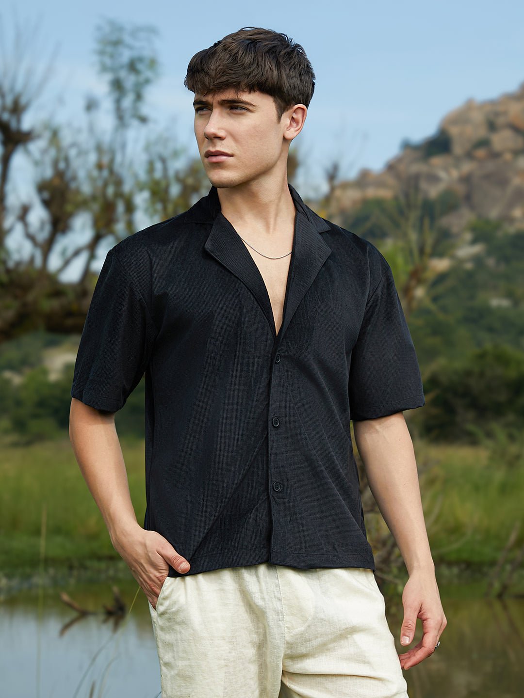 Solid Knit Shirt