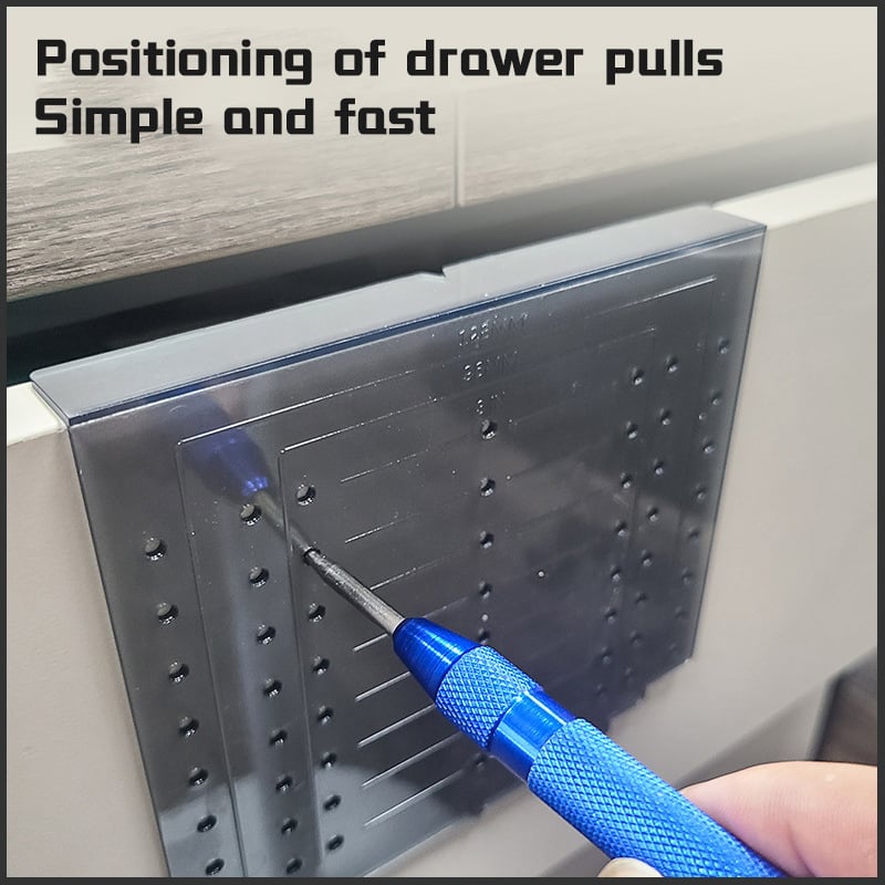 🔥2024 SALE - Cabinet & Drawer Handle Drill Mounting Template