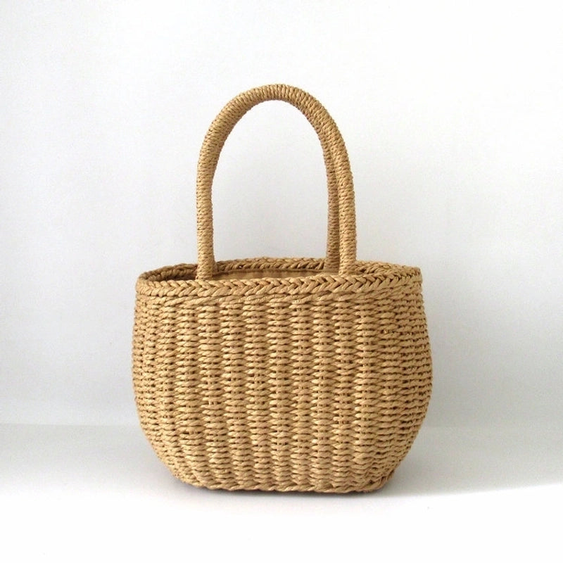 Women's Medium Summer Straw Vacation Straw Bag