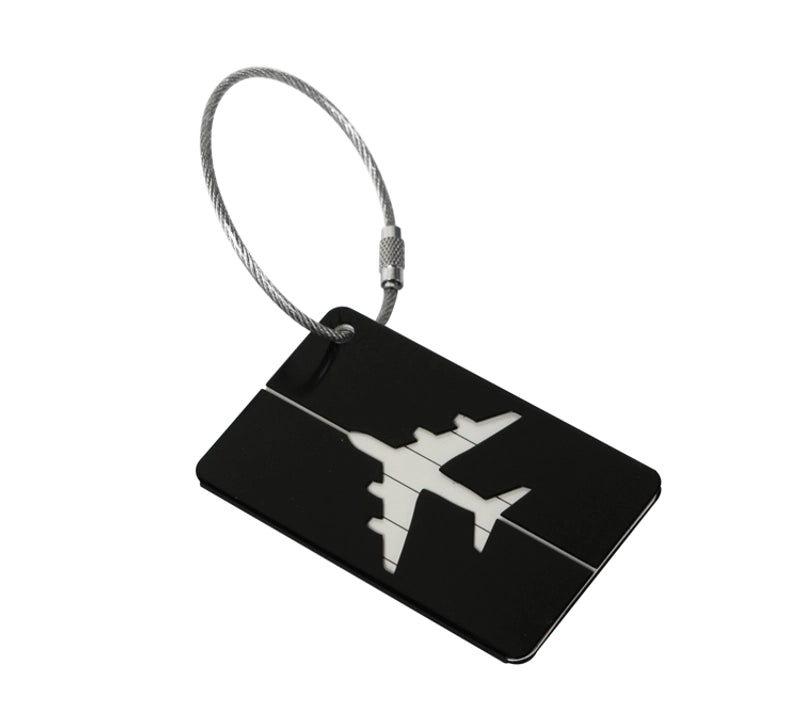 Aluminum Alloy Luggage Tag Boarding Metal Luggage Aircraft Shipping Elevator Tag Spot Factory