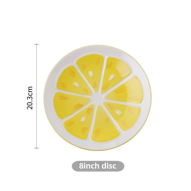 Ceramic Tableware Dishes Plate Set Creative Children's Bowl Cartoon Bowl Rice Bowl Dessert Salah Bowl Small Bowl Fruit Bowl