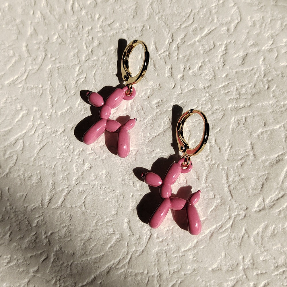Mini Balloon Dog Earrings