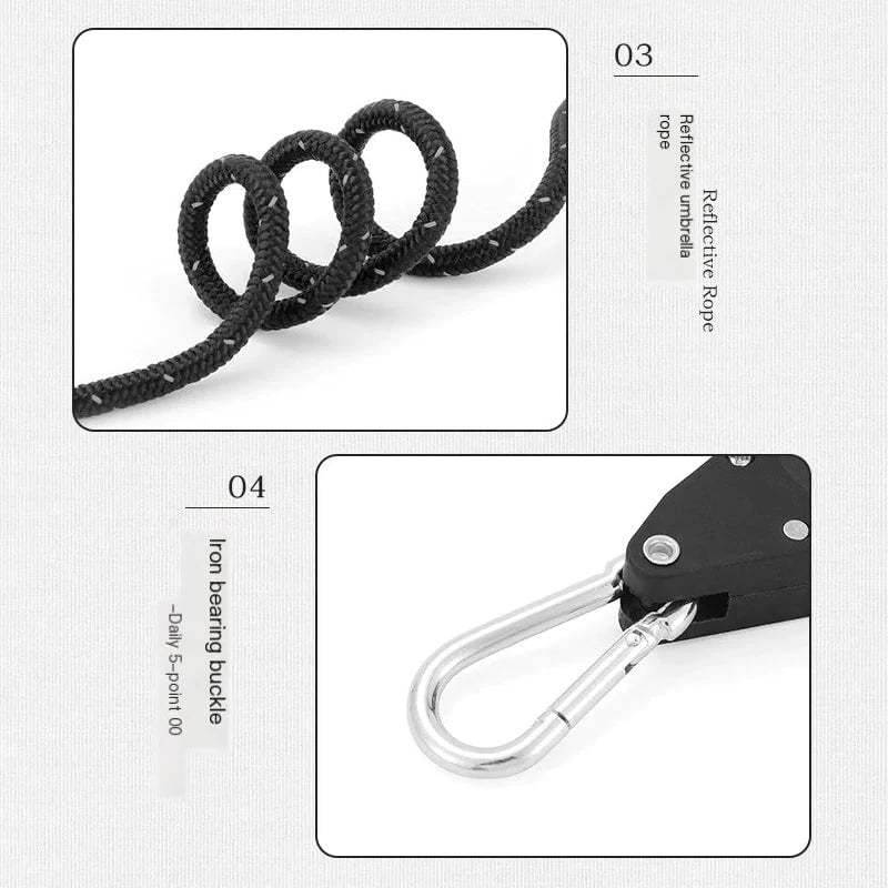 🔥49% OFF TODAY ONLY🔥 Portable Adjustable Fix Camping Rope