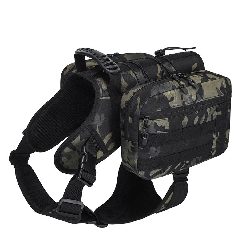 Anti-Horse River New Pet Dog Self-backpack Walking Dog Snack Bag Medium And Large Dog Detachable Dog Bag