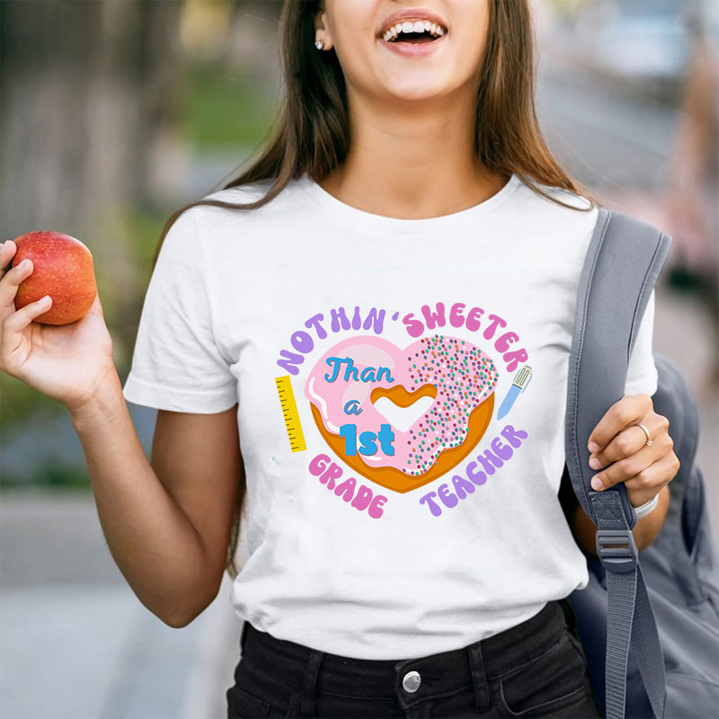 Personalized Nothing Sweeter Than A Teacher T-Shirt