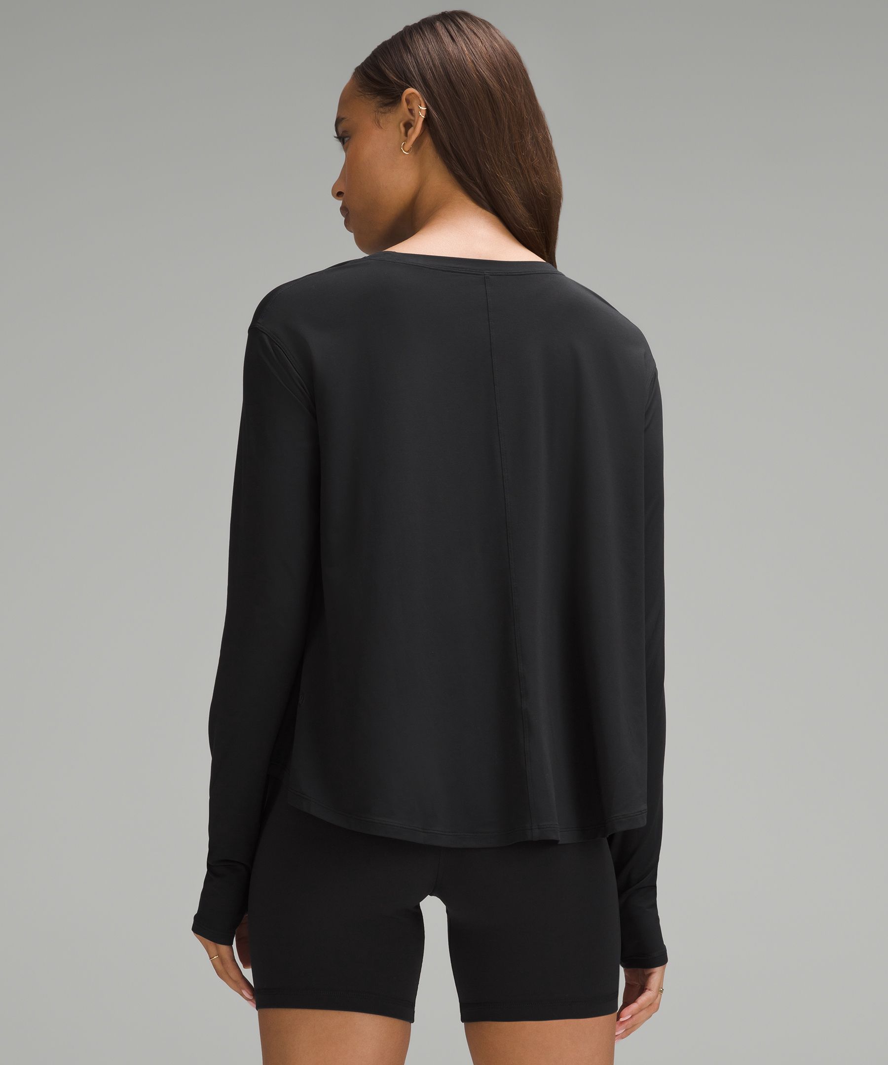 Modal Relaxed-Fit Lounge Long-Sleeve Shirt