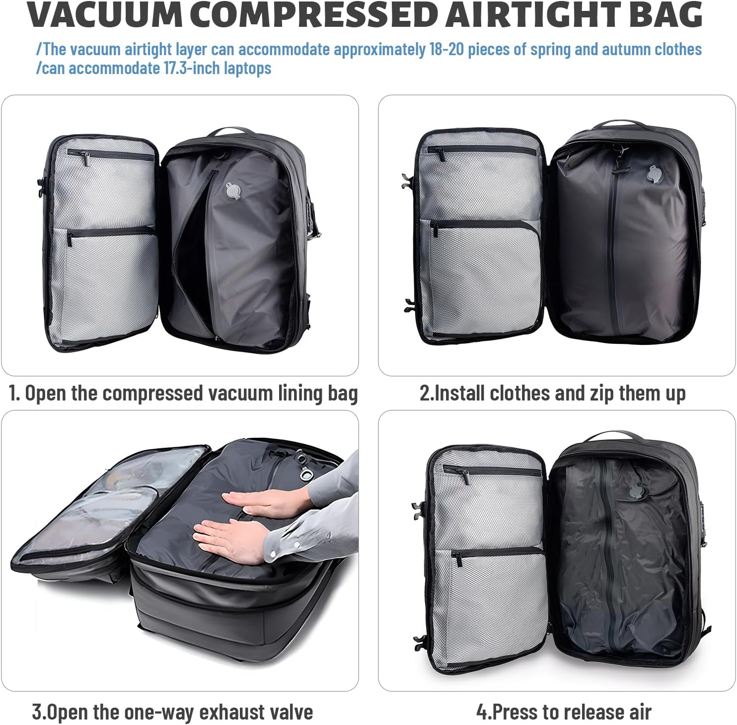 Airbag Vacuum Backpack