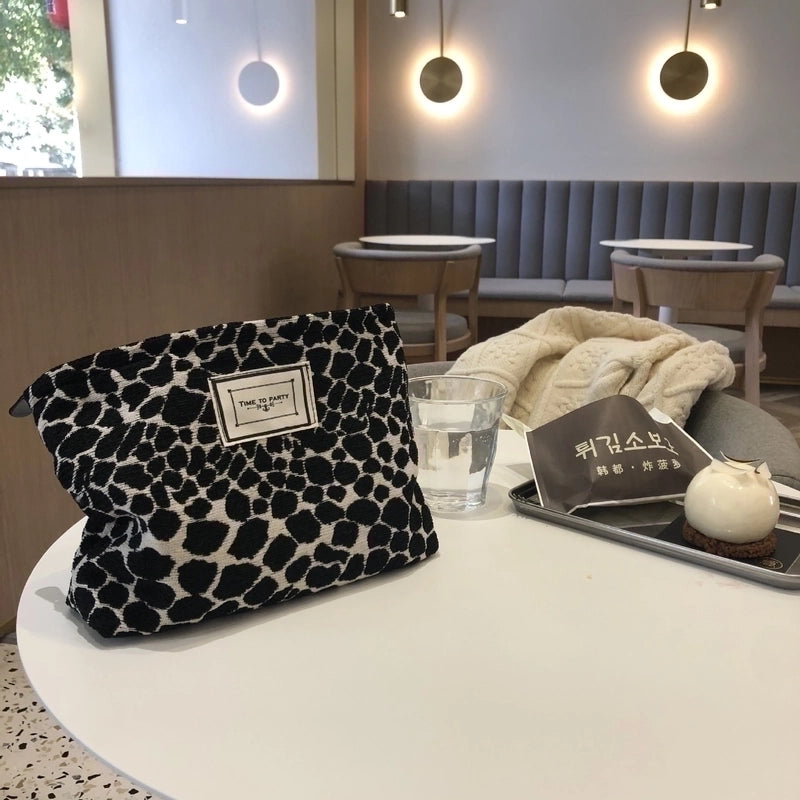 Unisex Small All Seasons Canvas Streetwear Clutch Bag Square Bag