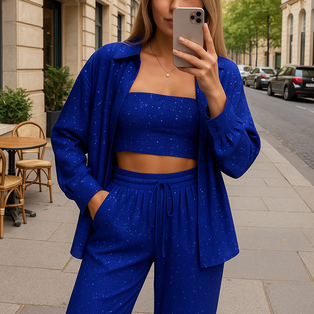Sequin Three Piece Set