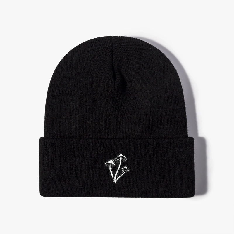 Unisex Commute Mushroom Eaveless Beanie Hat