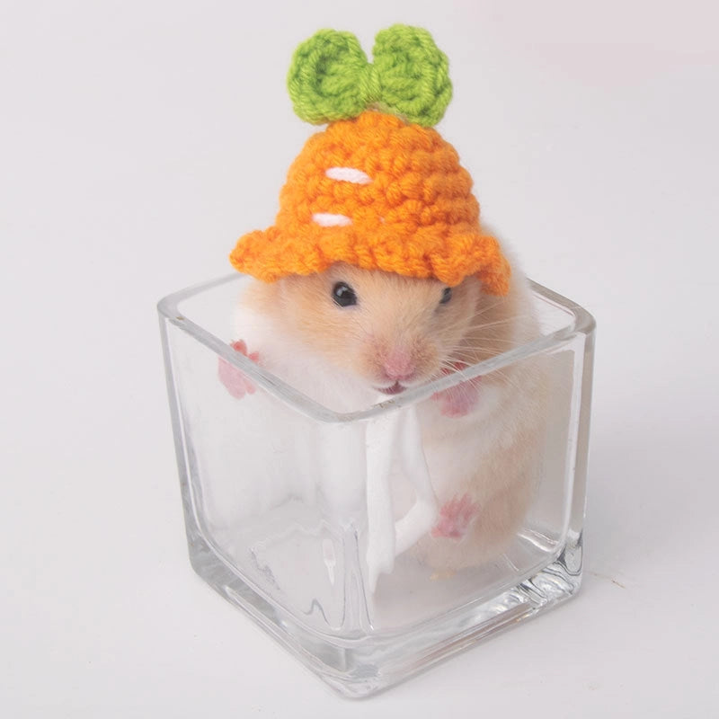 Hamster Hat Parrot Hair Band Photo Small Animal Headdress Handmade Frog Hat Ornaments Hedgehog Headgear Explosions
