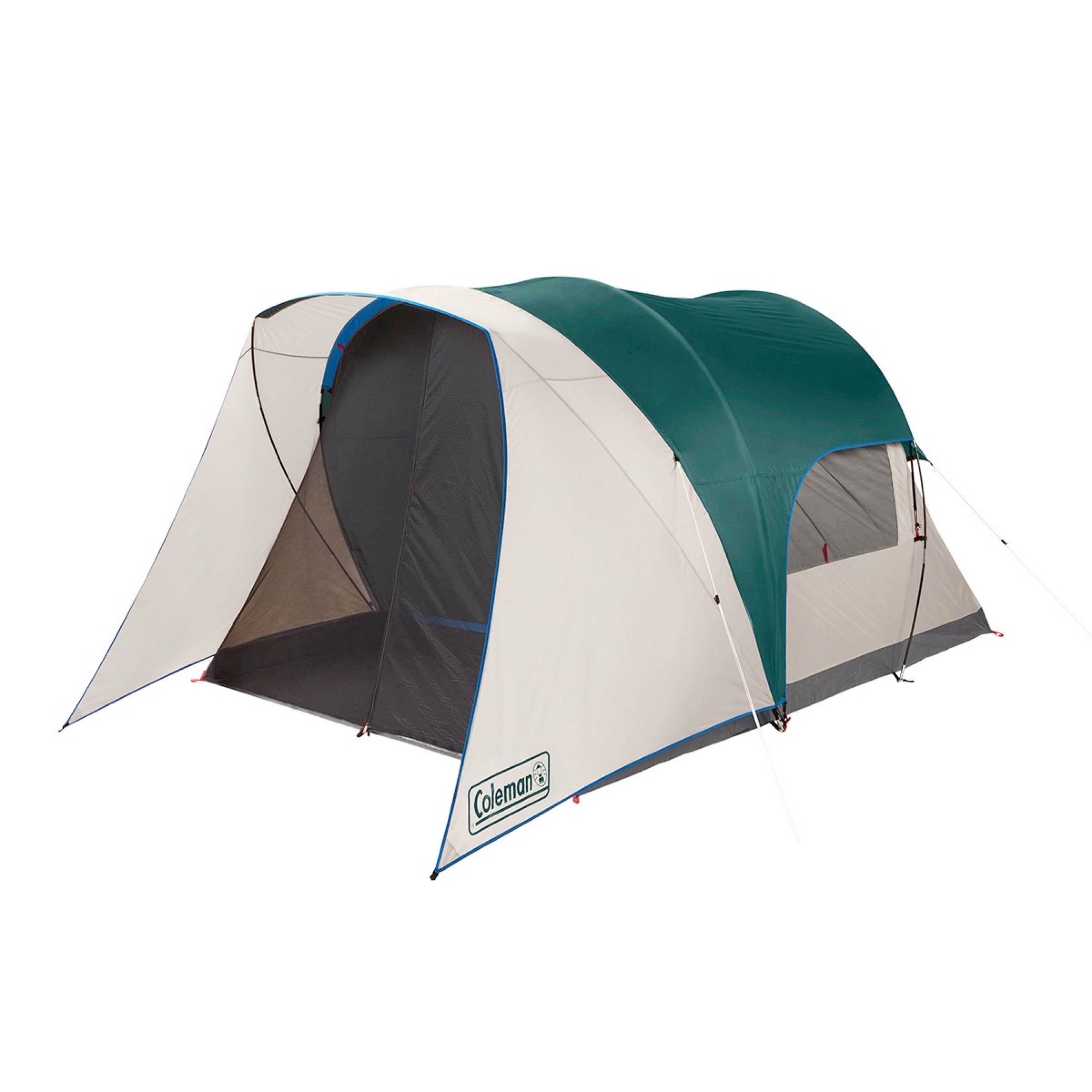 4-Person Cabin Tent with Screened Porch, Evergreen