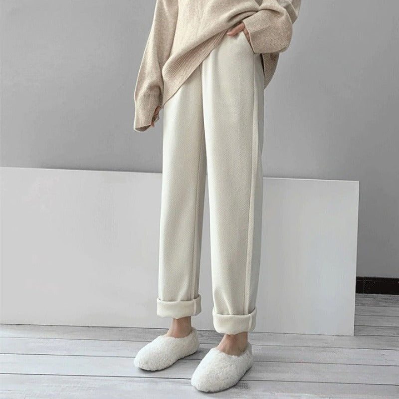 Women's Knitted Wool Pants