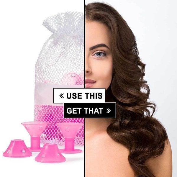 Heatless Hair Curlers🔥