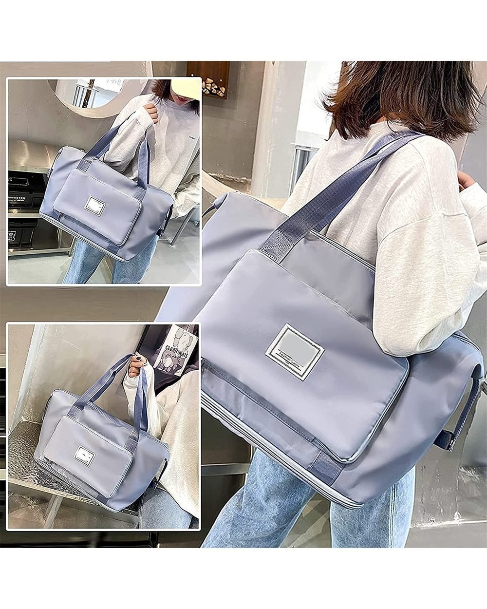 (🥰Hot Sale NOW - SAVE 49% OFF) Collapsible Waterproof Large Capacity Travel Handbag