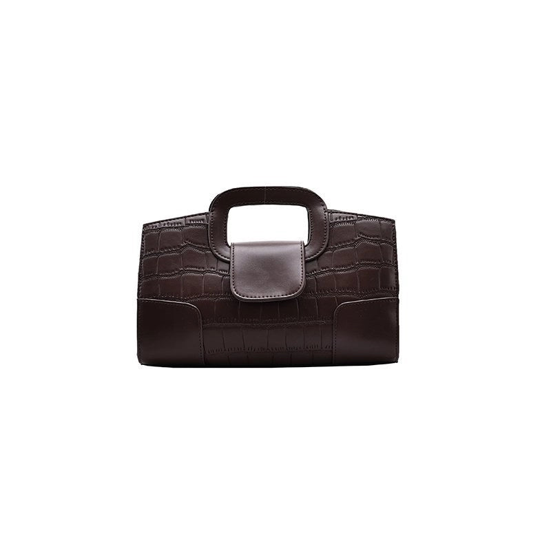 New Chain Crocodile Pattern Simple One-shoulder Messenger Handbag