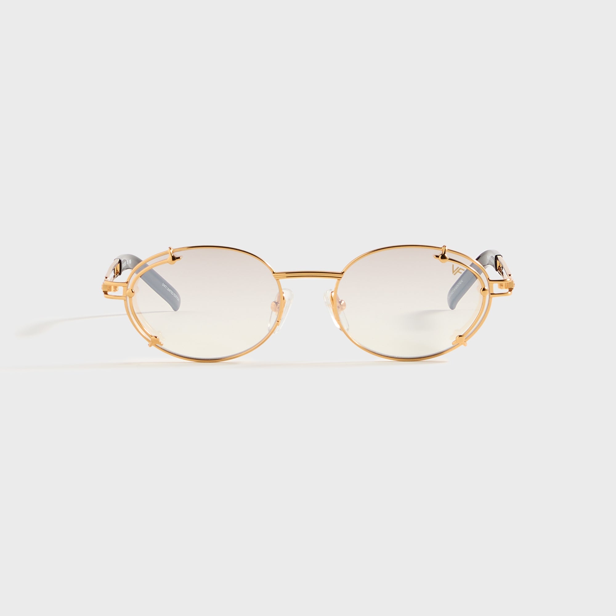 Vintage Frames Knowledge 24KT - Yellow Gold / Brown Smoke Gradient
