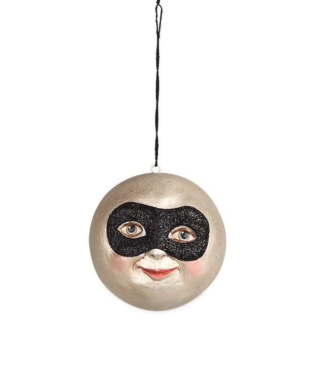 Masked Moon Ornament