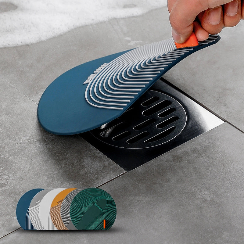 Sewer Floor Drain Deodorizer Bathroom Silicone Deodorant Mat Kitchen Toilet Silicone Deodorant Leak Cover