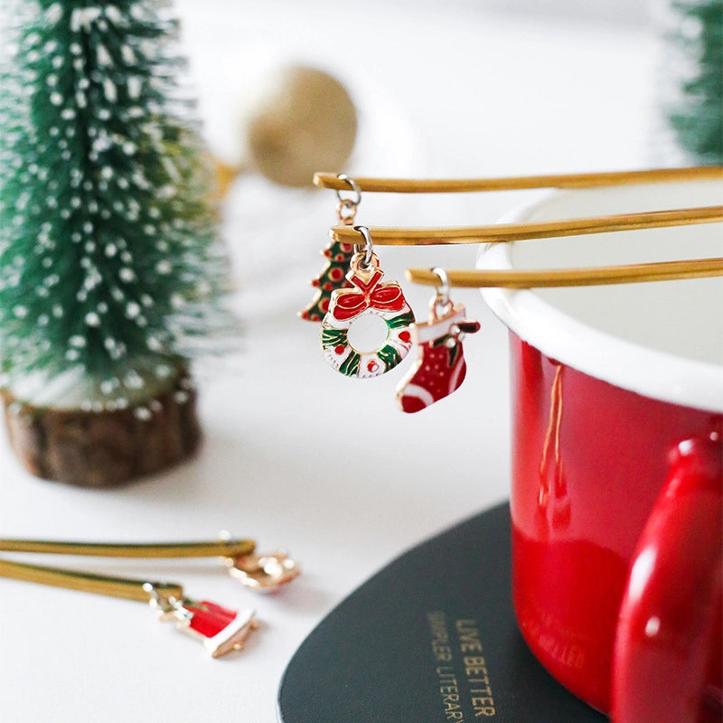 Christmas Cute Solid Color Stainless Steel Spoon 1 Piece 1 Set